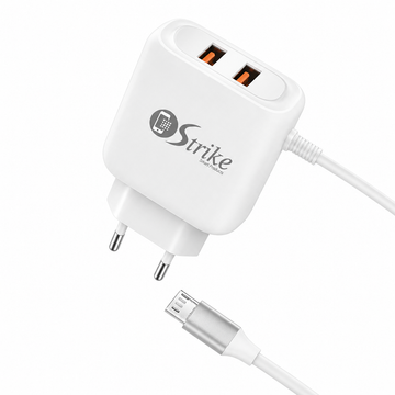 CH-109 DUAL USB FAST CHARGER – MICRO USB Compatible