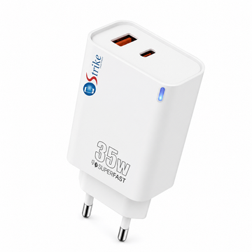 Strike CH-435 VOLTX 35W Superfast Charger|USB to Type-C